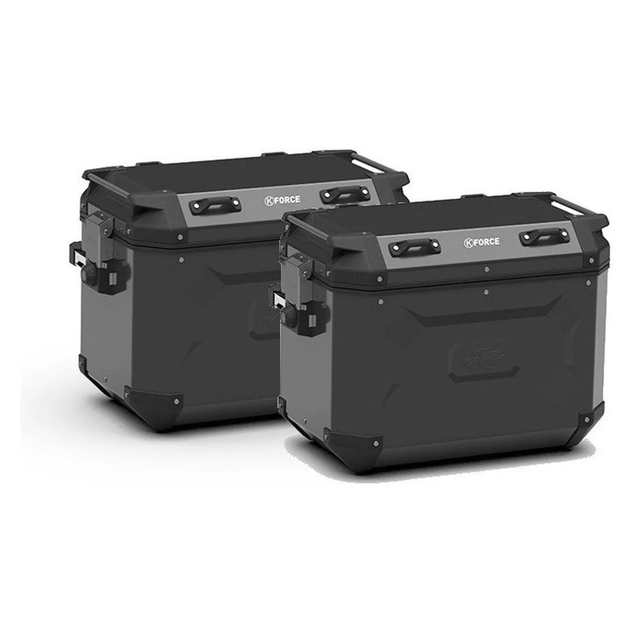 Coppia Valigie Laterali Alluminio K'force 48 Kappa Kfr48bpack2