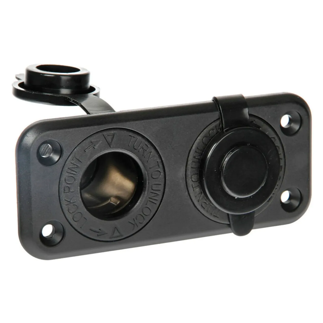 Doppia Presa Di Corrente Ext2 12/24v Impermeabile