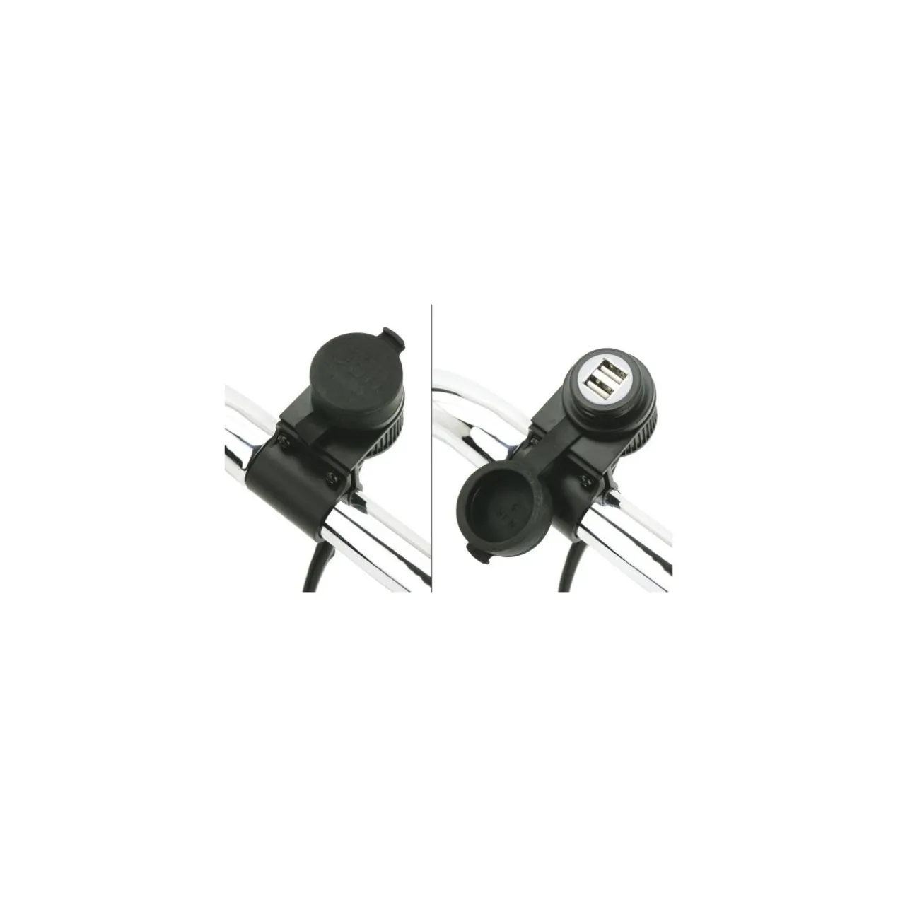Doppia Presa Usb Universale Da Manubrio 5v 2a