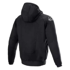 Felpa Casual Alpinestars Chrome Ignition Hoodie Black Yellow Fluo