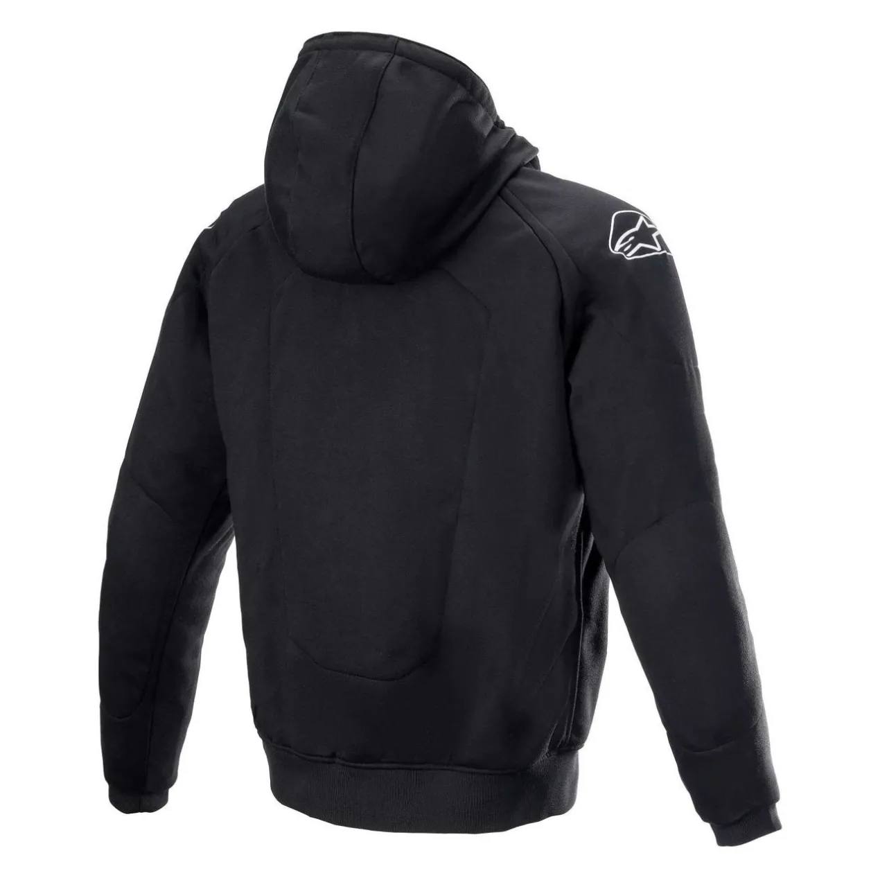 Felpa Casual Alpinestars Chrome Ignition Hoodie Black Yellow Fluo