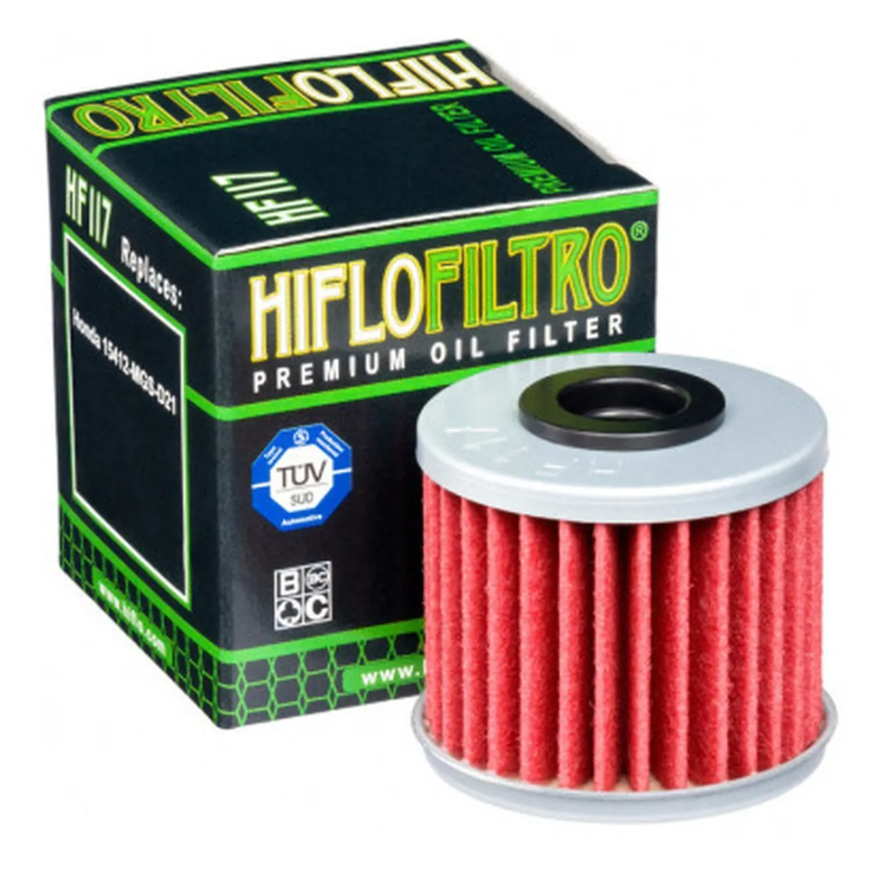Filtro Olio Hiflo Hf117 Honda Integra 700/ 750- Crf 1000 Africa Twin