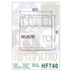 Filtro Olio Hiflo Hf740 Yamaha Motori Marini