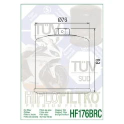 Filtro Olio Hiflo Hf176brc Harley Davidson Pan America 1250 21-