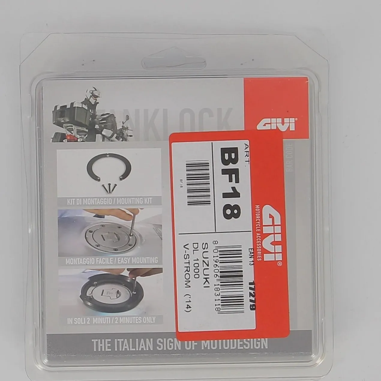 Flangia Givi Spec.x Borsa Serb Tank Lock Suzuki Dl1000 V-strom ''14 Bf18