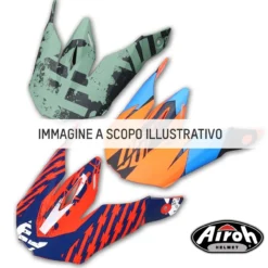 Frontino Per Casco Terminator Open Vision Shoot Blue Gloss