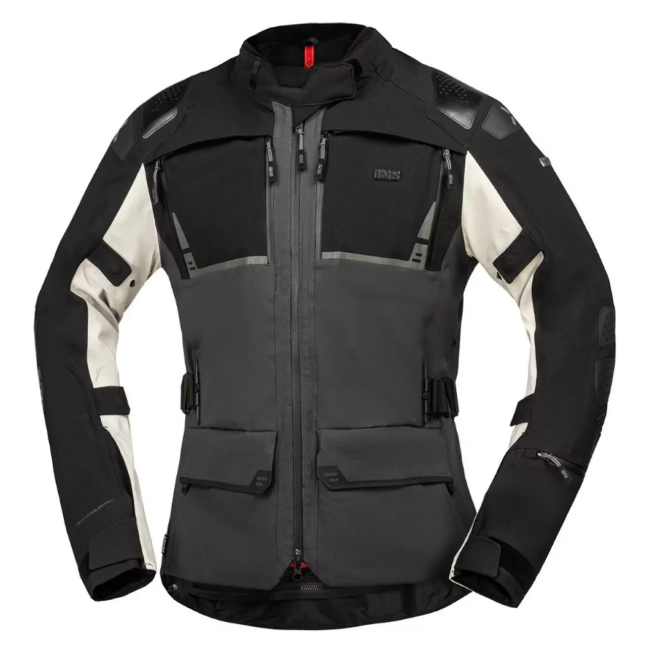 Giacca Con Membrana Laminata Ixs Tourster-stx 2.0 Grigio Scuro-nero-gr