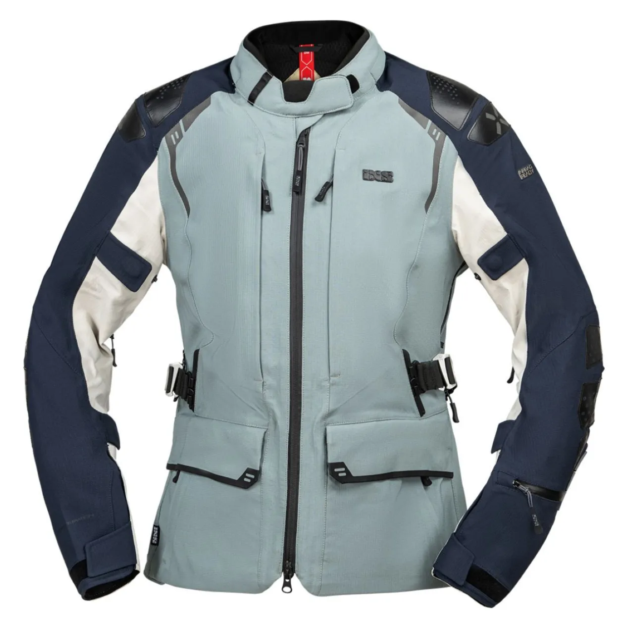 Giacca Donna Con Membrana Laminata Ixs Tourster-stx 2.0 Blu Scuro-grigio