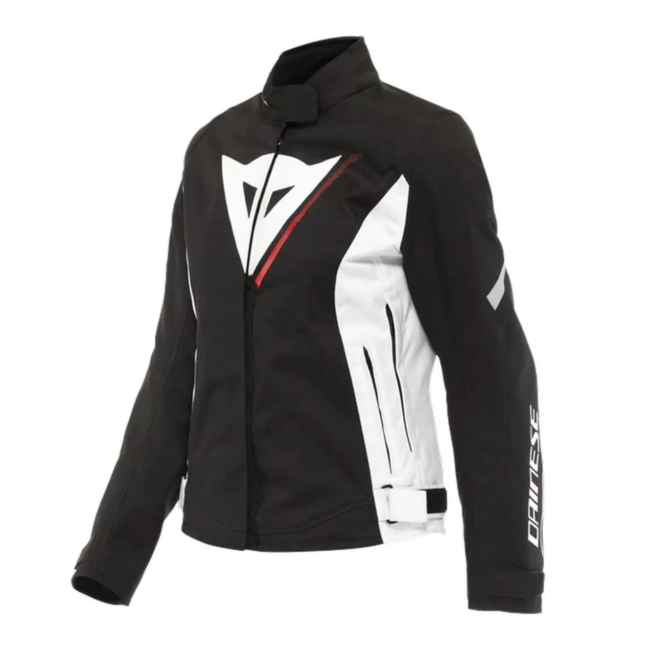 Giacca Donna Dainese Veloce Lady D-dry Black/white/lava-red