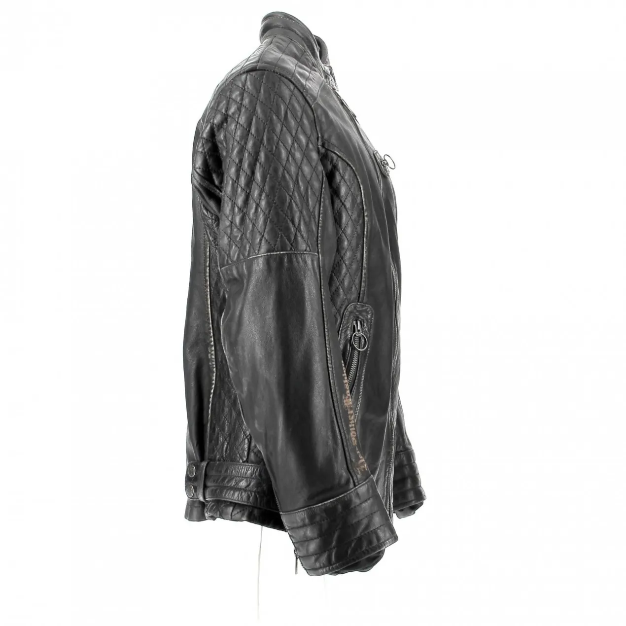 Giacca Donna In Morbida Pelle Held Asphalt Queen Nero