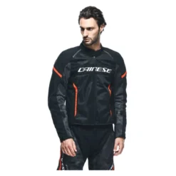 Giacca Estiva Dainese Air Frame 3 Tex Black/black/red-fluo