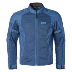 Giacca Estiva Gms Fiftysix Areata Con Protezioni Blu