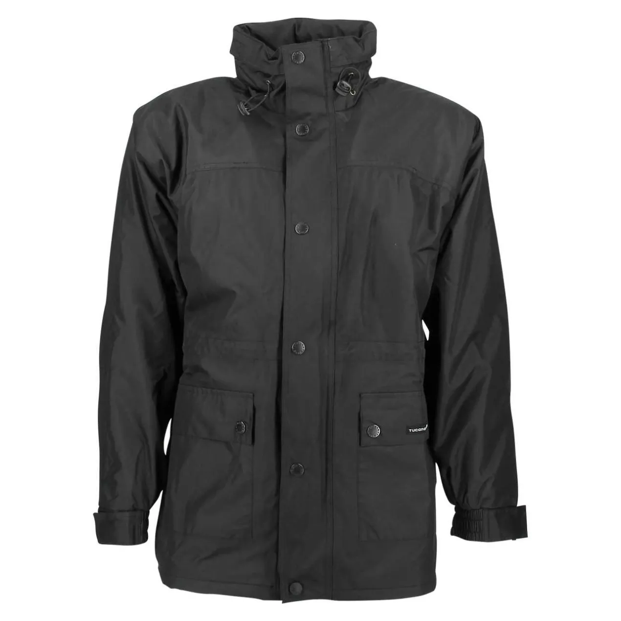 Giacca Impermeabile Tucanourbano 538 Diluvio Imbottita Nero