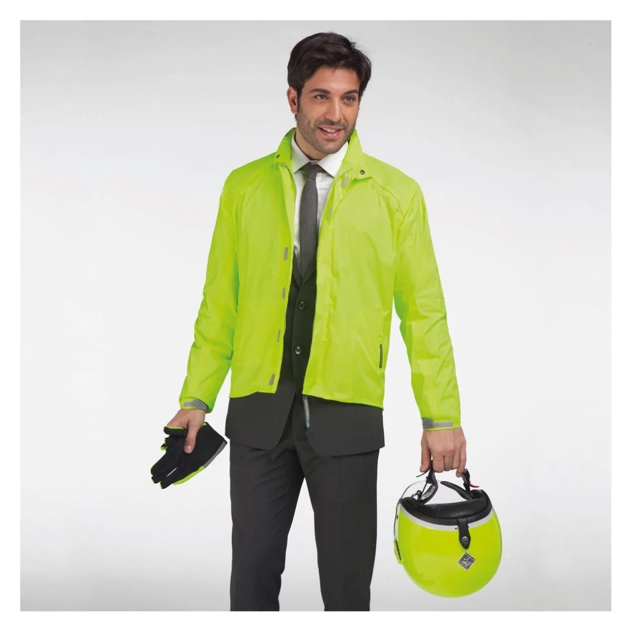 Giacca Impermeabile Tucanourbano Nano Bullet Giallo Fluo