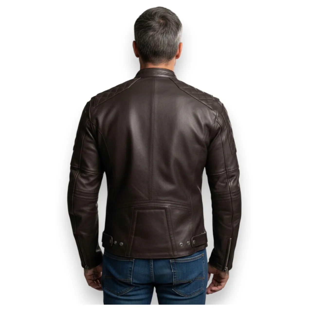 Giacca In Pelle Ixs Eliott Marrone