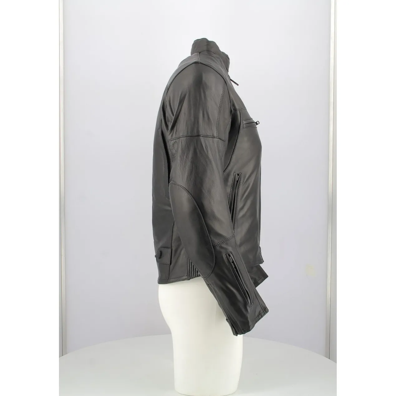 Giacca In Pelle Morbida Msk Bubu Lady Nero