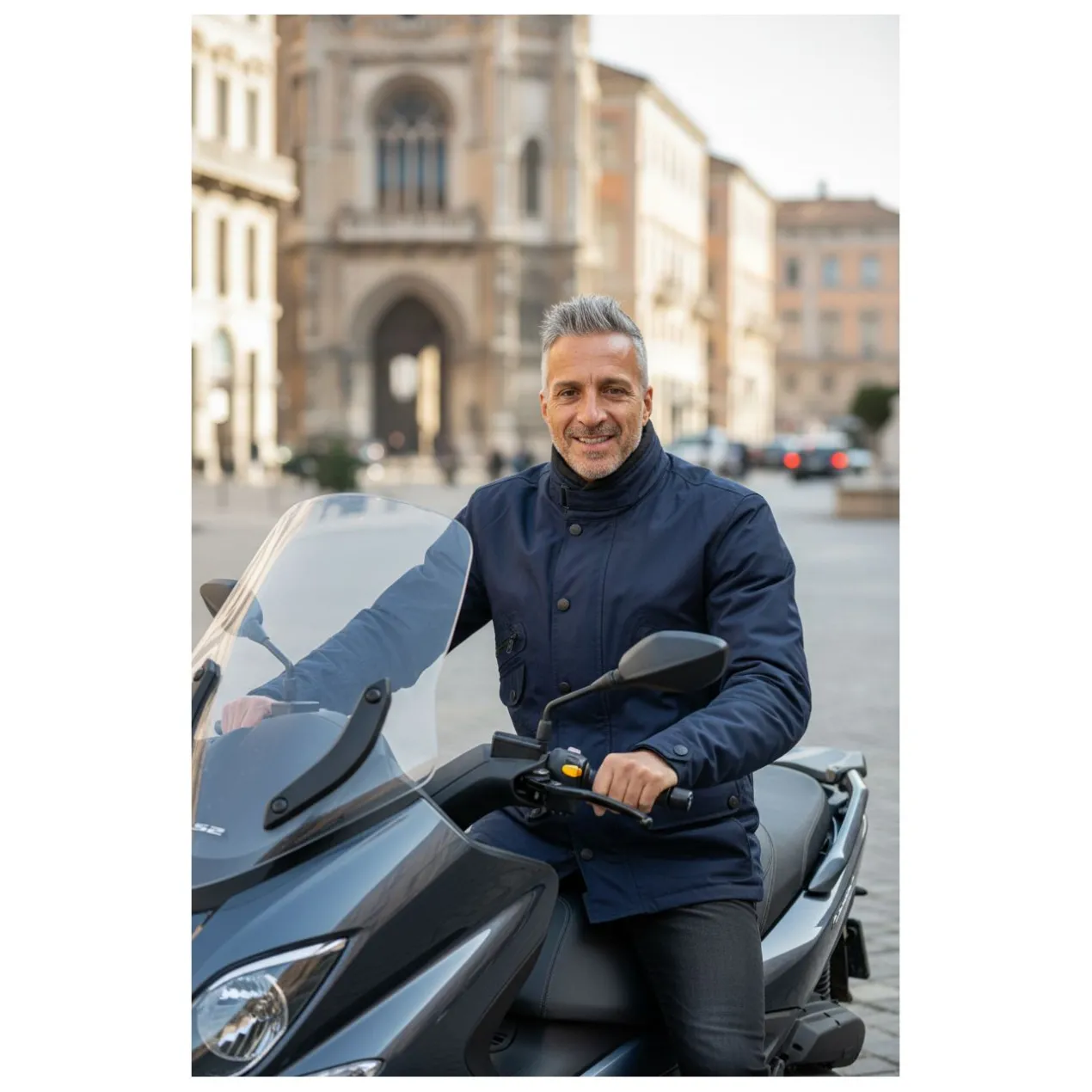 Giacca Ixs Longtail Calda E Impermabile Blu
