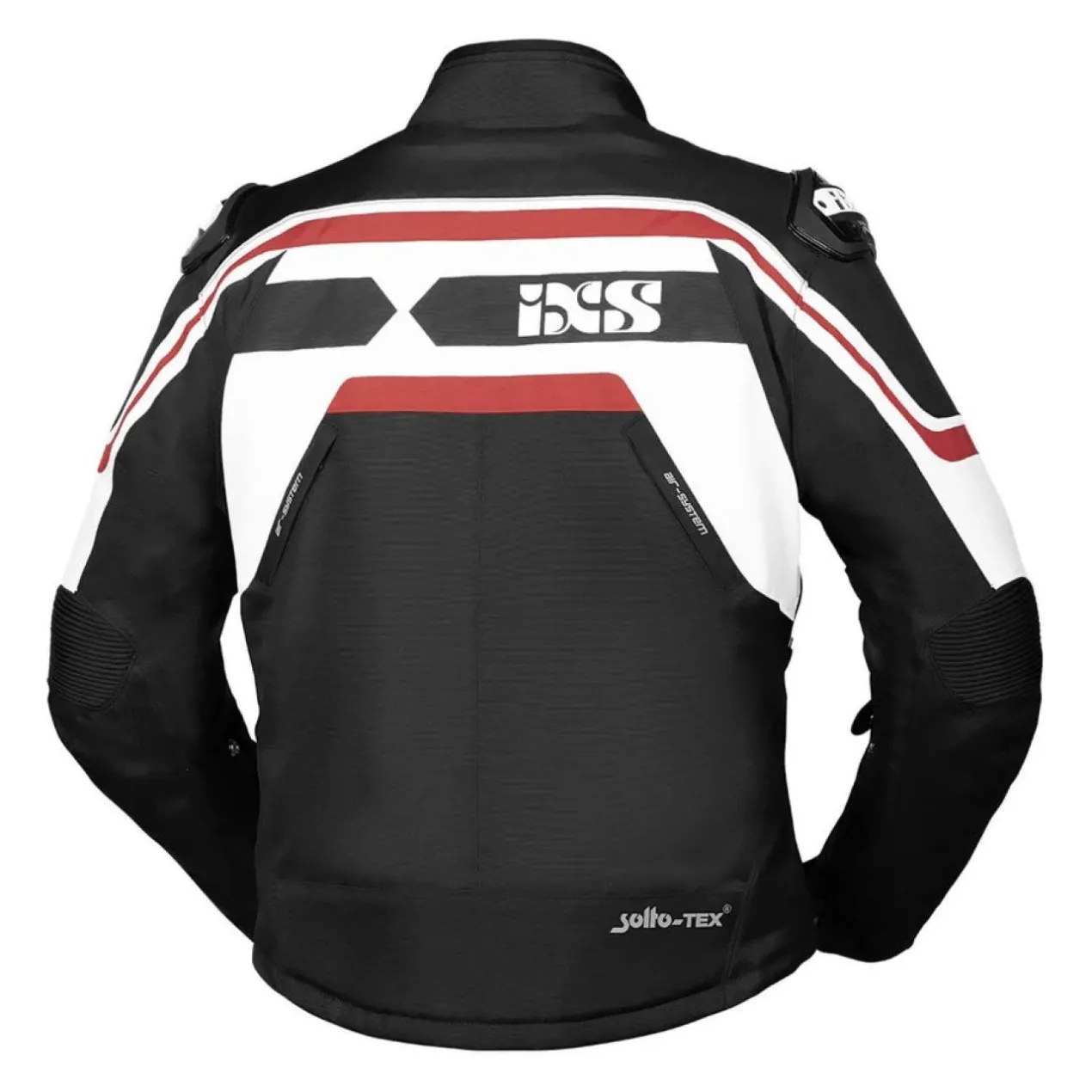 Giacca Ixs Sport Rs-700 St Nero Bianco Rosso