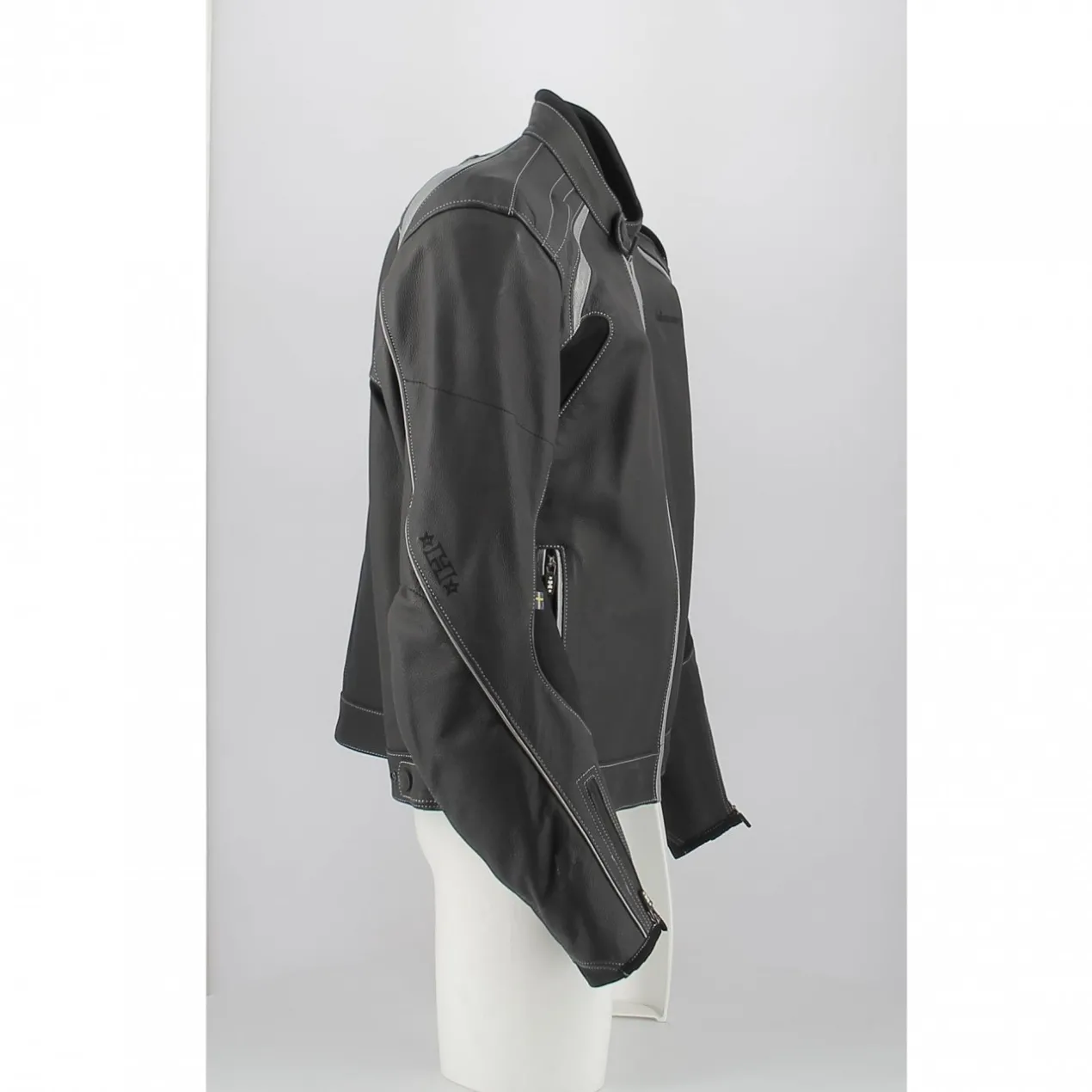 Giacca Tecnica In Pelle Jofama Chinook Nero Fant