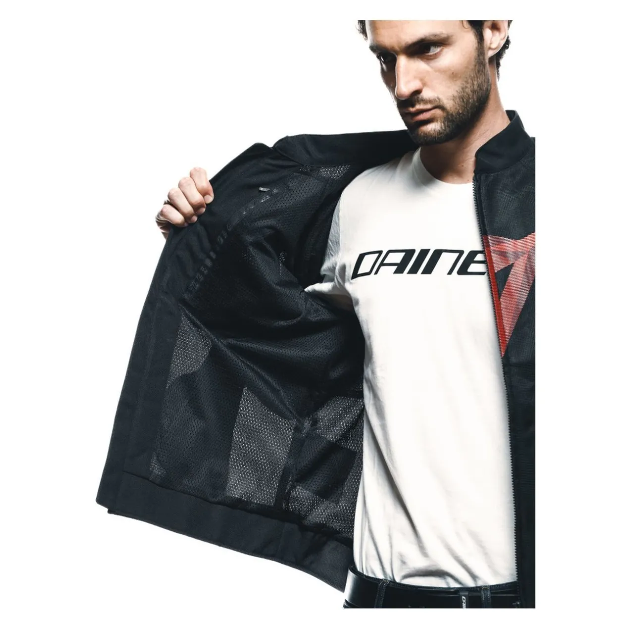 Giacca Traforata Dainese Herosphere Diamond Black/red