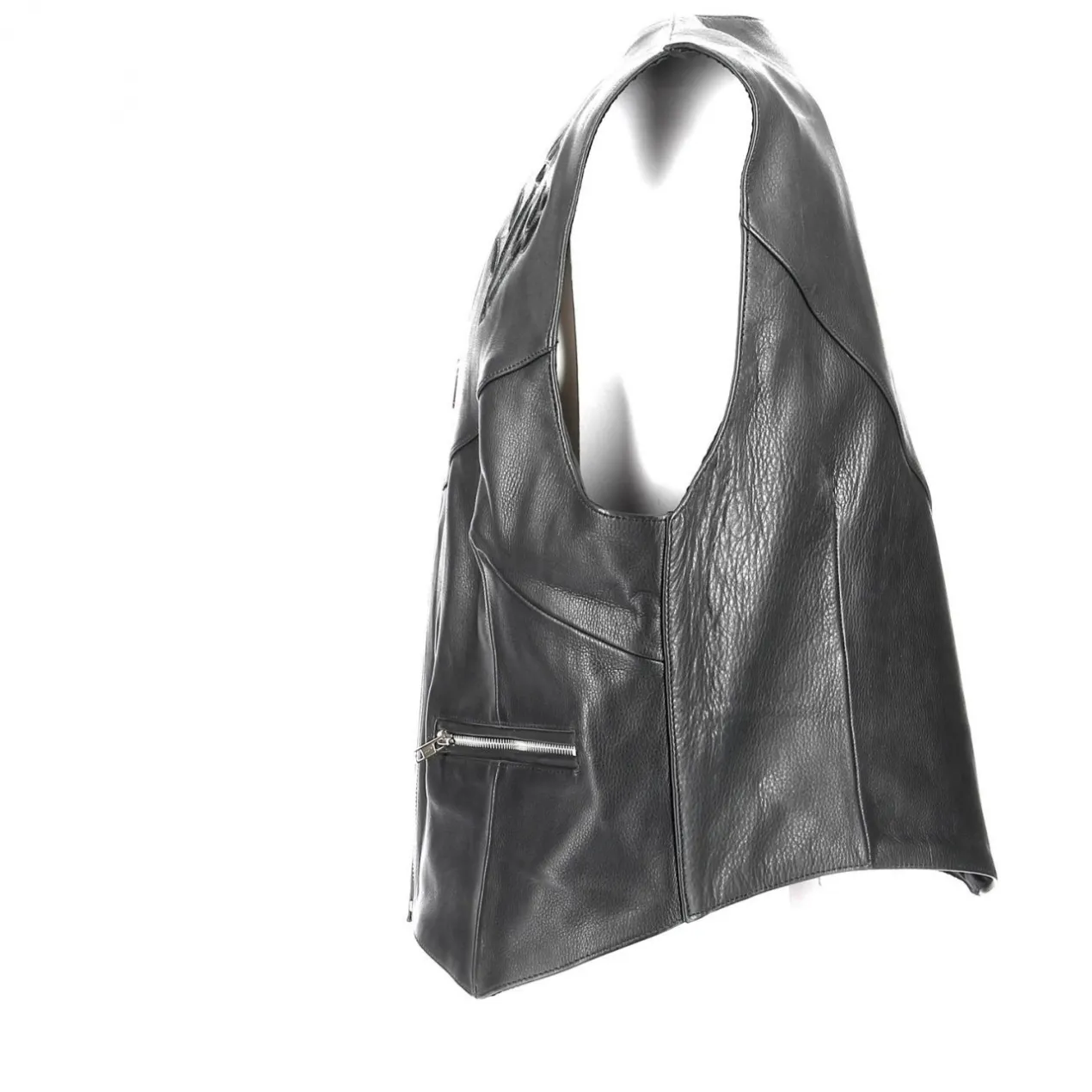 Gilet In Pelle Donna Held Lea Nero