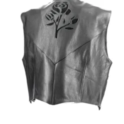 Gilet In Pelle Donna Held Lea Nero