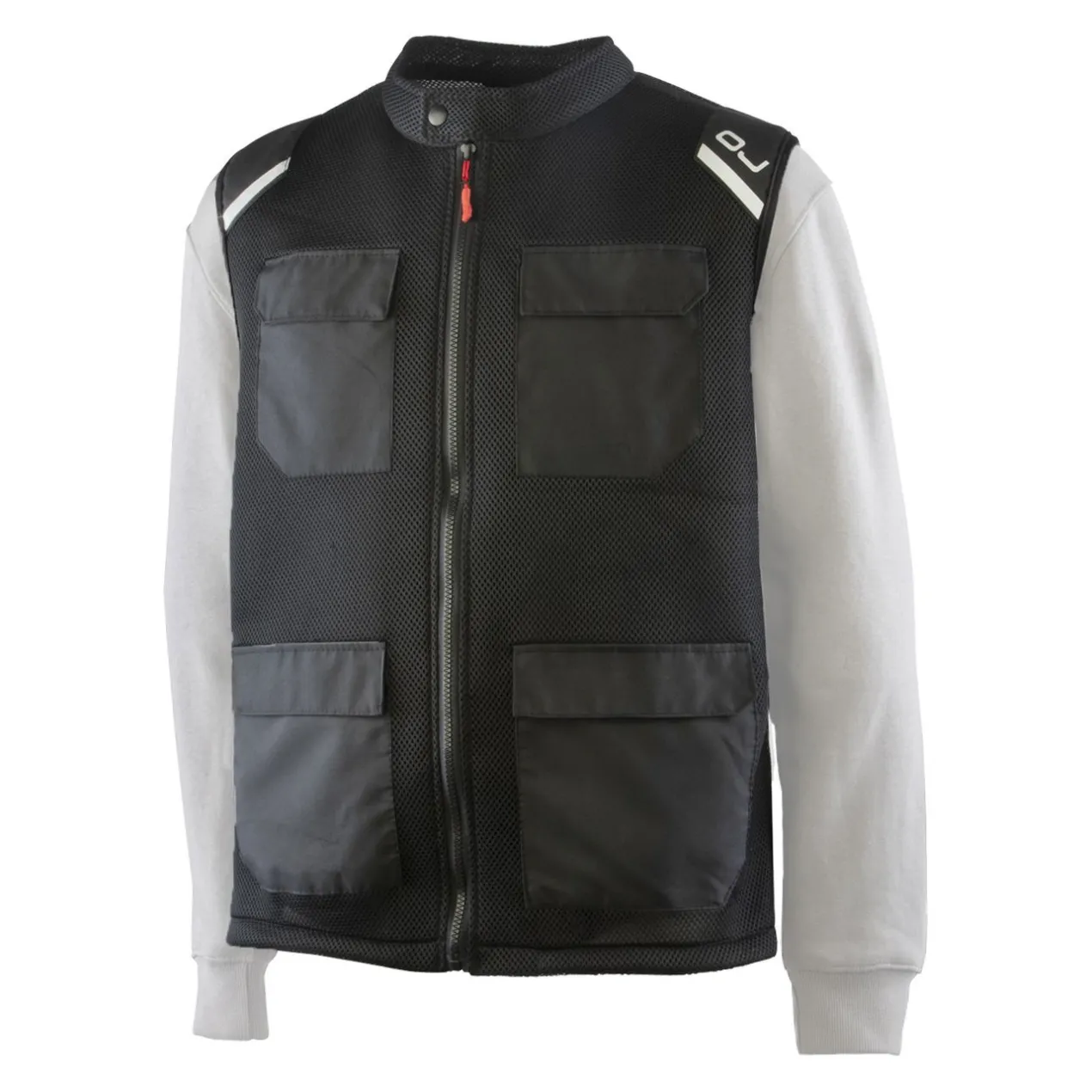 Gilet Multitasche Traforato Oj Gilet Penta. Nero