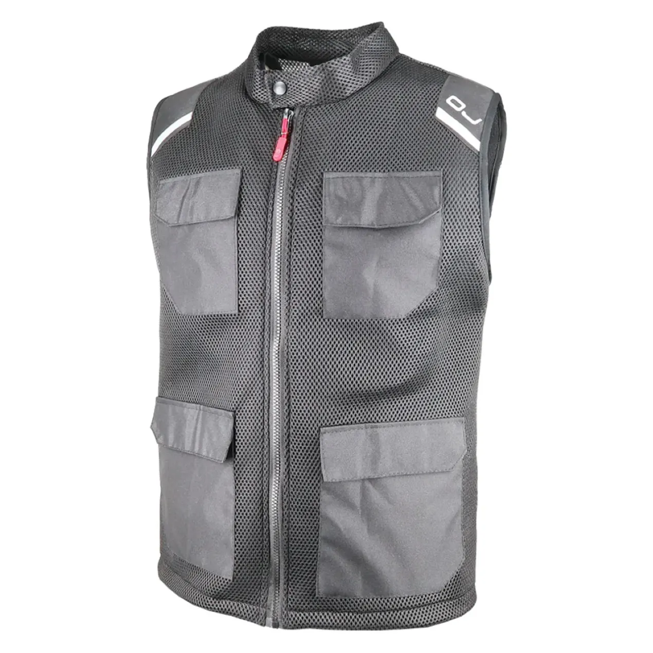 Gilet Multitasche Traforato Oj Gilet Penta. Nero
