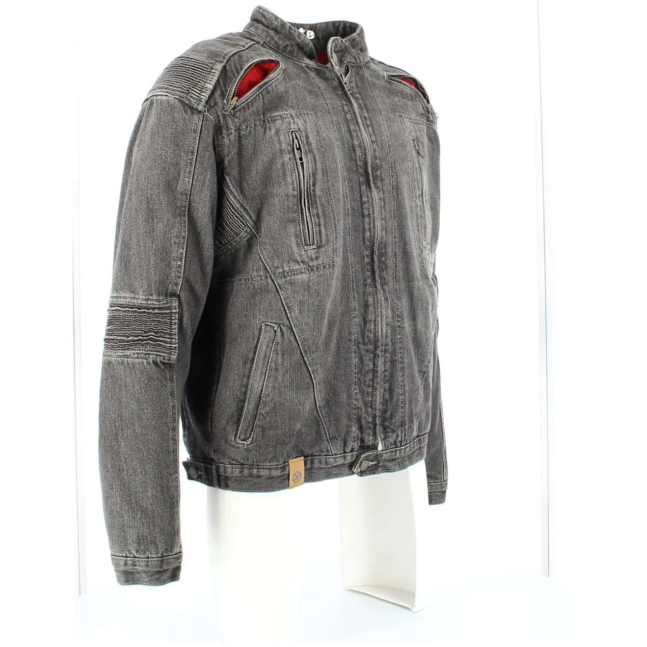 Giubbetto Jeans Uomo Red Route Men Tg. 54 Denim Jacket Nero