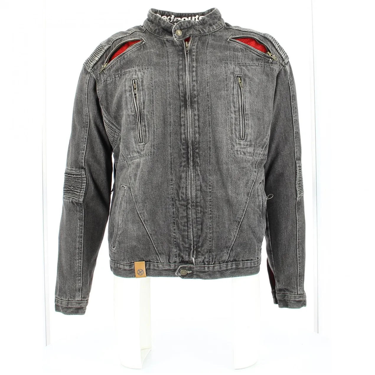 Giubbetto Jeans Uomo Red Route Men Tg. 54 Denim Jacket Nero