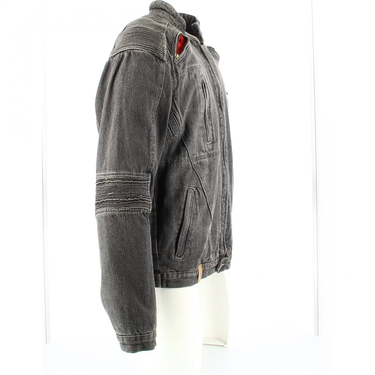Giubbetto Jeans Uomo Red Route Men Tg. 54 Denim Jacket Nero