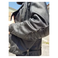 Giubbino In Pelle Custom Held Hot Road Nero