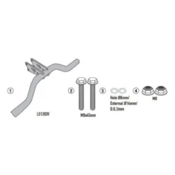 Givi Ls1203 - Kit Attacchi Faretti Honda Nx 500 (2024)
