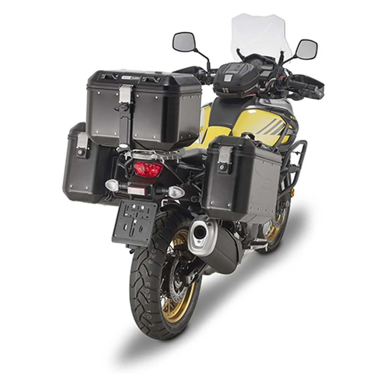 Givi Dlmk36bpack2 Coppia Valigie Trekker Dolomiti Alluminio Nero