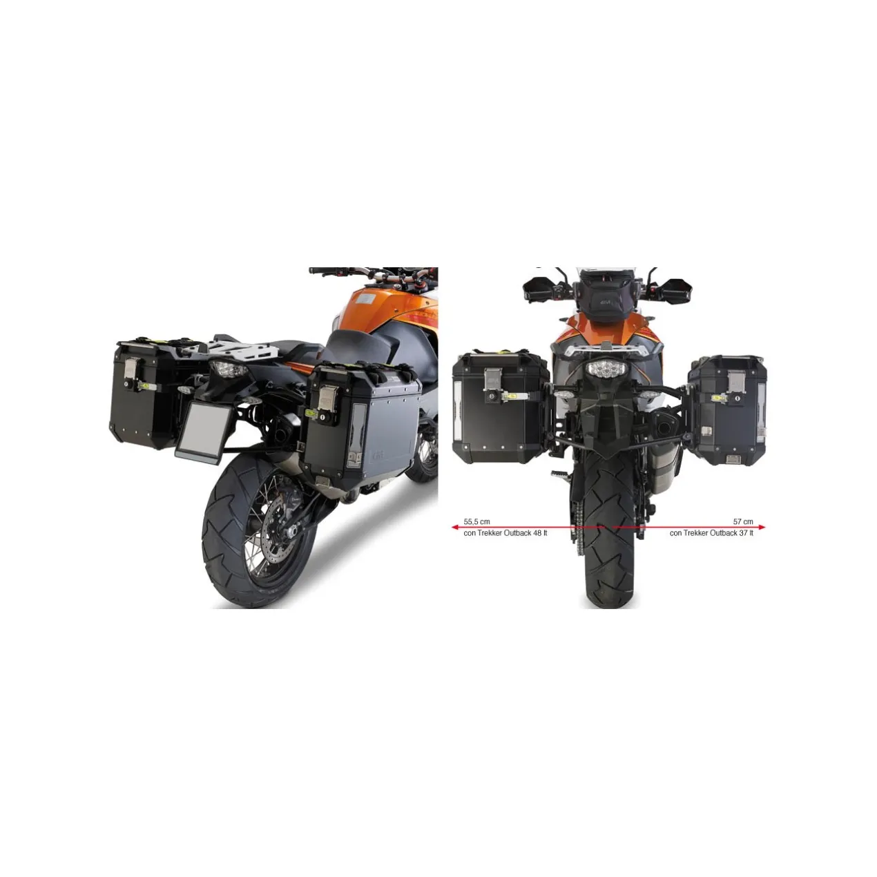 Givi Pl7705cam Portav.lat.ktm 1050-1190-1290 Adventure