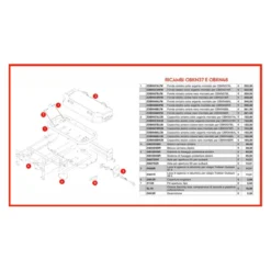 Givi Ricambio Gommini Obk Laterali Cod. Z4811r