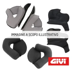 Givi Set Guancette 58 M H107 New Cod. Z2255b58r Nd