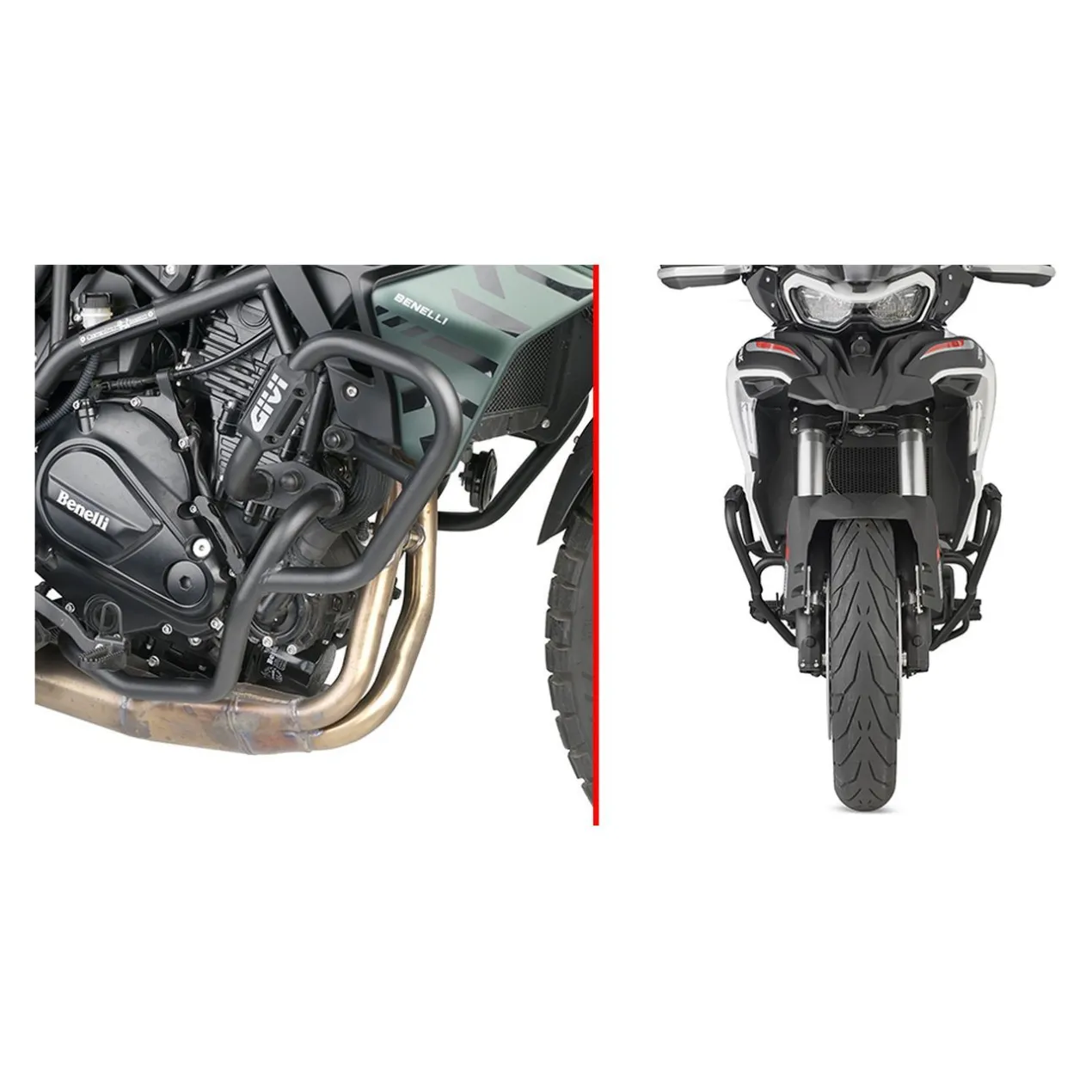 Givi Tn8717 - Paramotore Specifico Nero Benelli Trk 70
