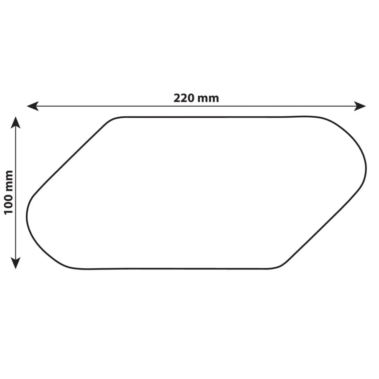 Grip Adesivo Neri Serbatoio Grip Tank Lampa 90508