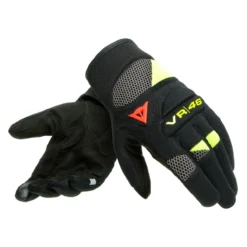 Guanti Dainese Corti Vr46 Curb Black/anthracite/flu