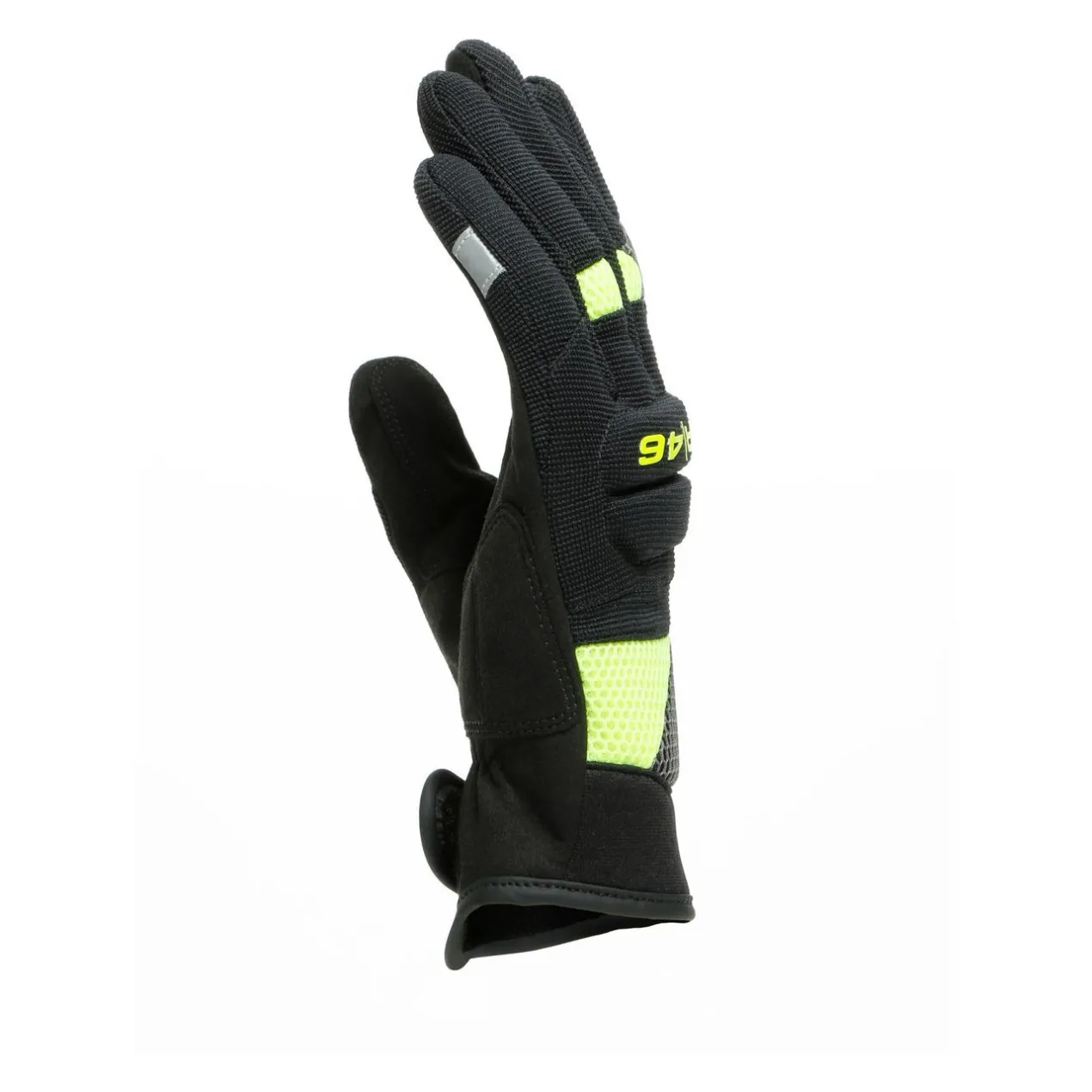 Guanti Dainese Corti Vr46 Curb Black/anthracite/flu
