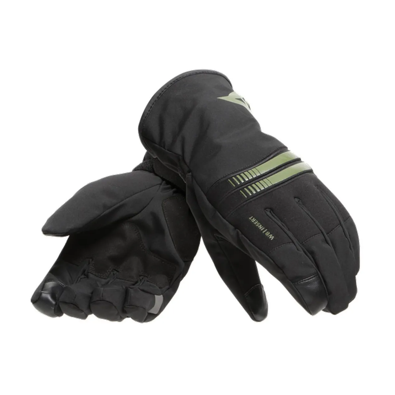 Guanti D-dry Dainese Plaza 3 Black/bronze-green