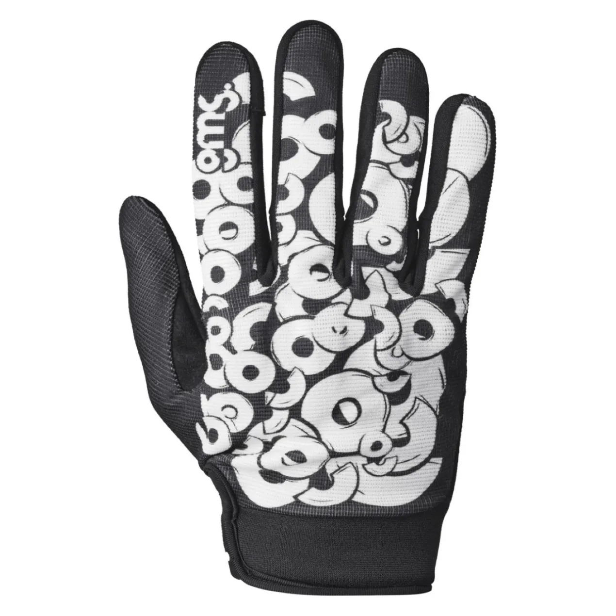 Guanti Gms Jet-city Sport Graffi Nero-bianco