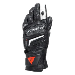Guanti In Pelle Carbon 4 Lady Lunghi Black/black/white