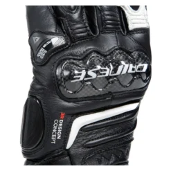 Guanti In Pelle Carbon 4 Lady Lunghi Black/black/white