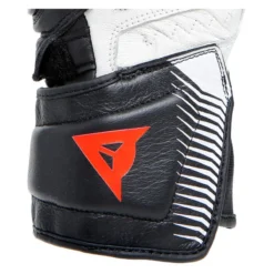 Guanti In Pelle Carbon 4 Lady Lunghi Black/white/fluo-red