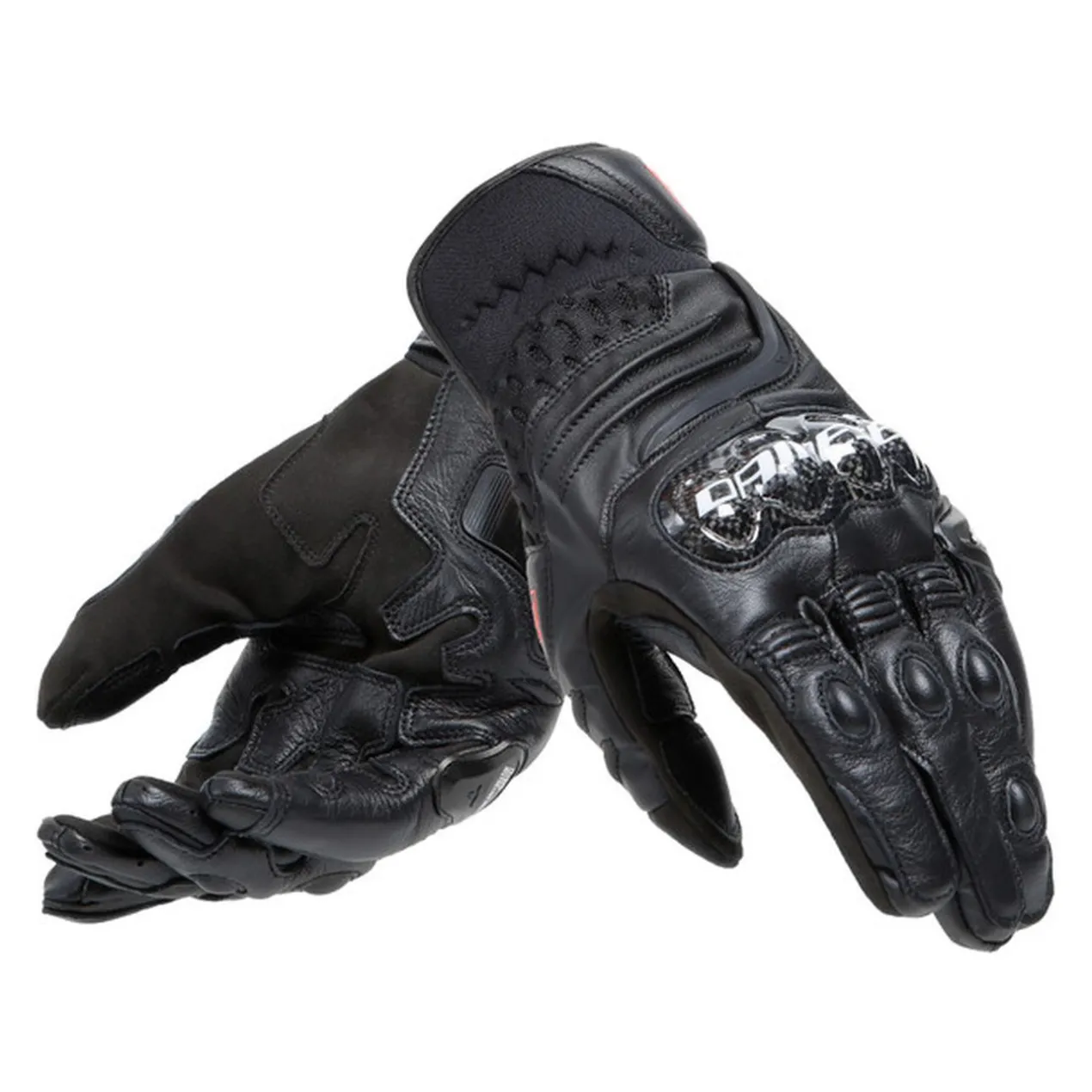 Guanti In Pelle Dainese Carbon 4 Corti Black/black