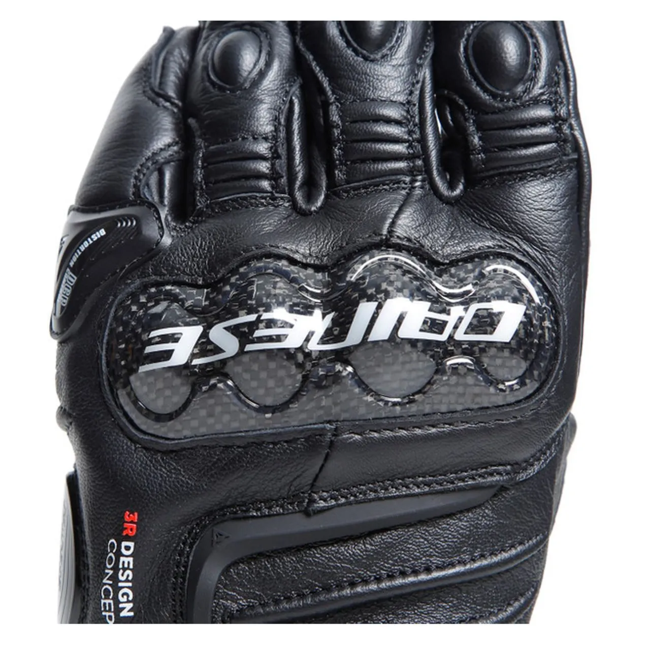 Guanti In Pelle Dainese Carbon 4 Lunghi Black/black/black