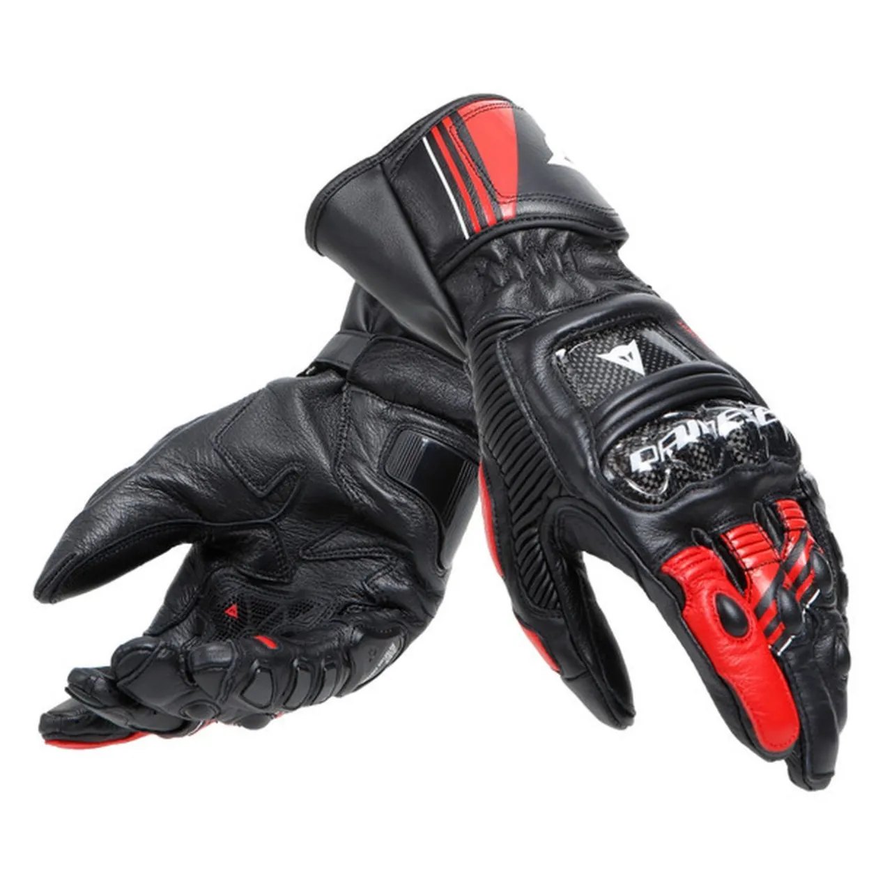 Guanti In Pelle Dainese Druid 4 Black/lava-red/white