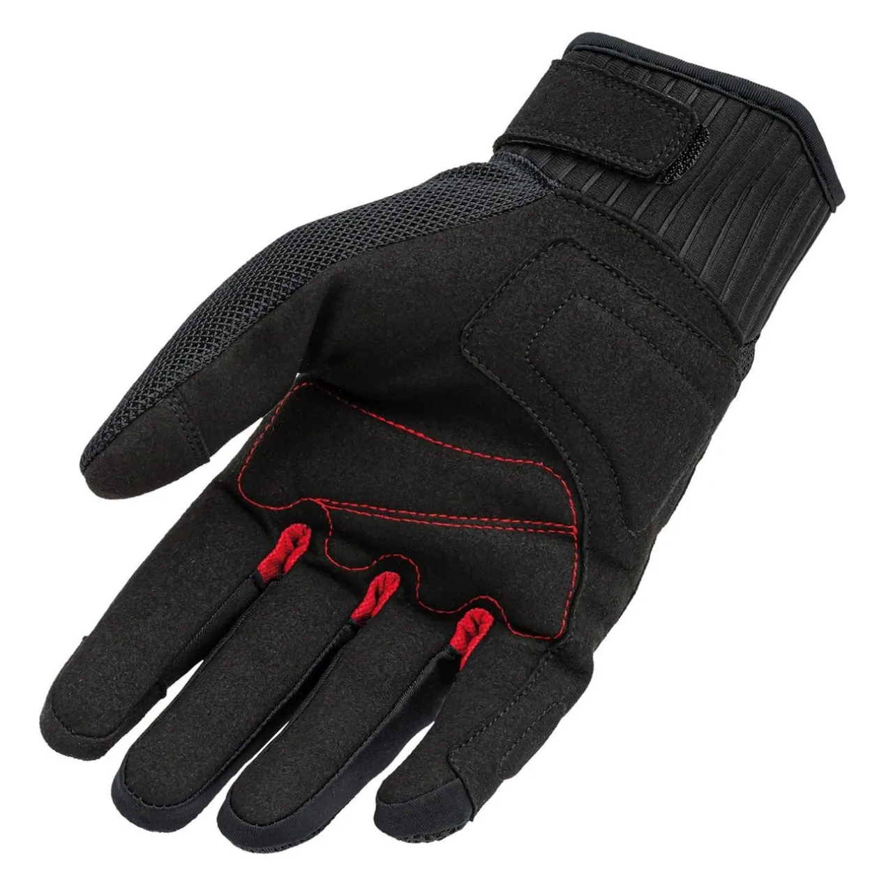 Guanti Tucano Urbano Penna Mesh Nero–rosso